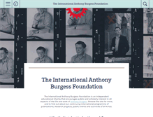 Tablet Screenshot of anthonyburgess.org